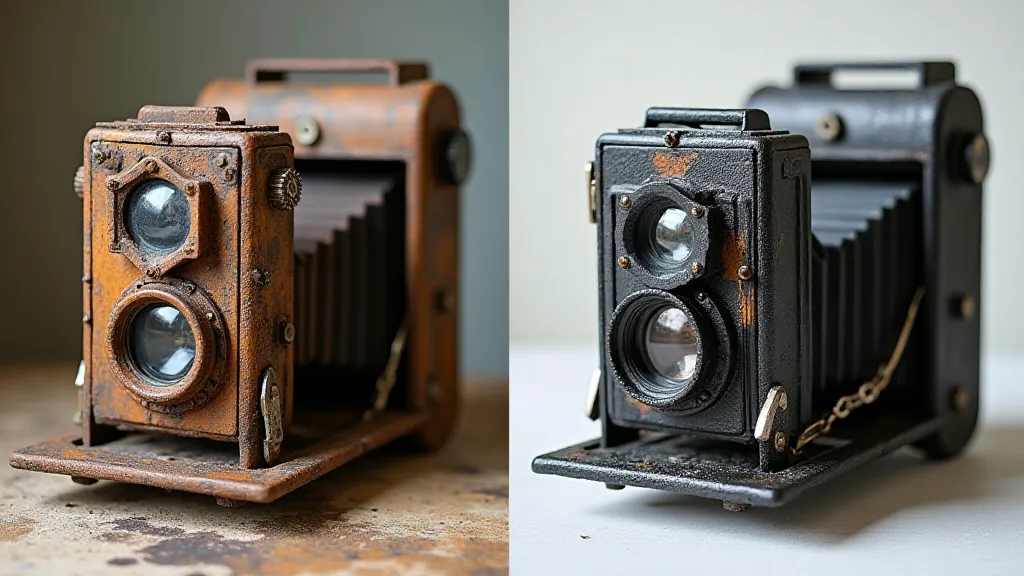 Comparison of camera conditions