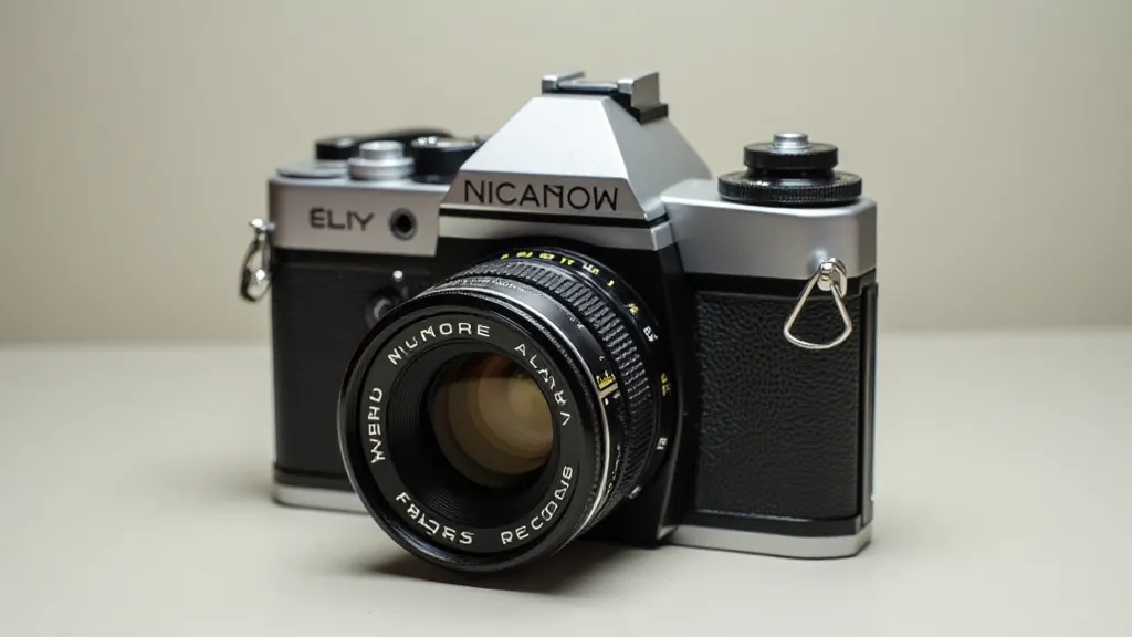 A restored vintage camera.